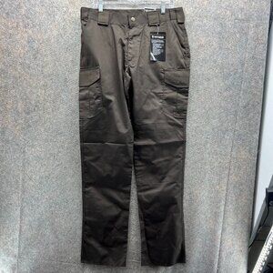 Tact Squad Pants Men 34 Adult Brown Cargo Police Combat Ripstop Uniform Military